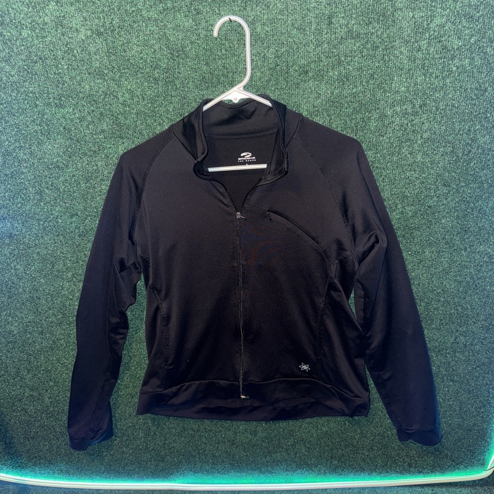 Brooks For Women Active Wear Black Jacket Size‎ Large